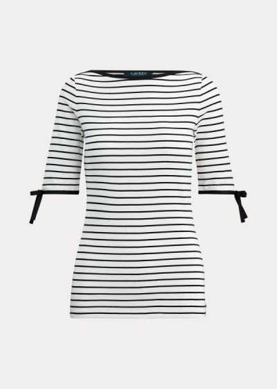 Top Ralph Lauren Striped Algodão-Blend Mulher 45872-PGKO